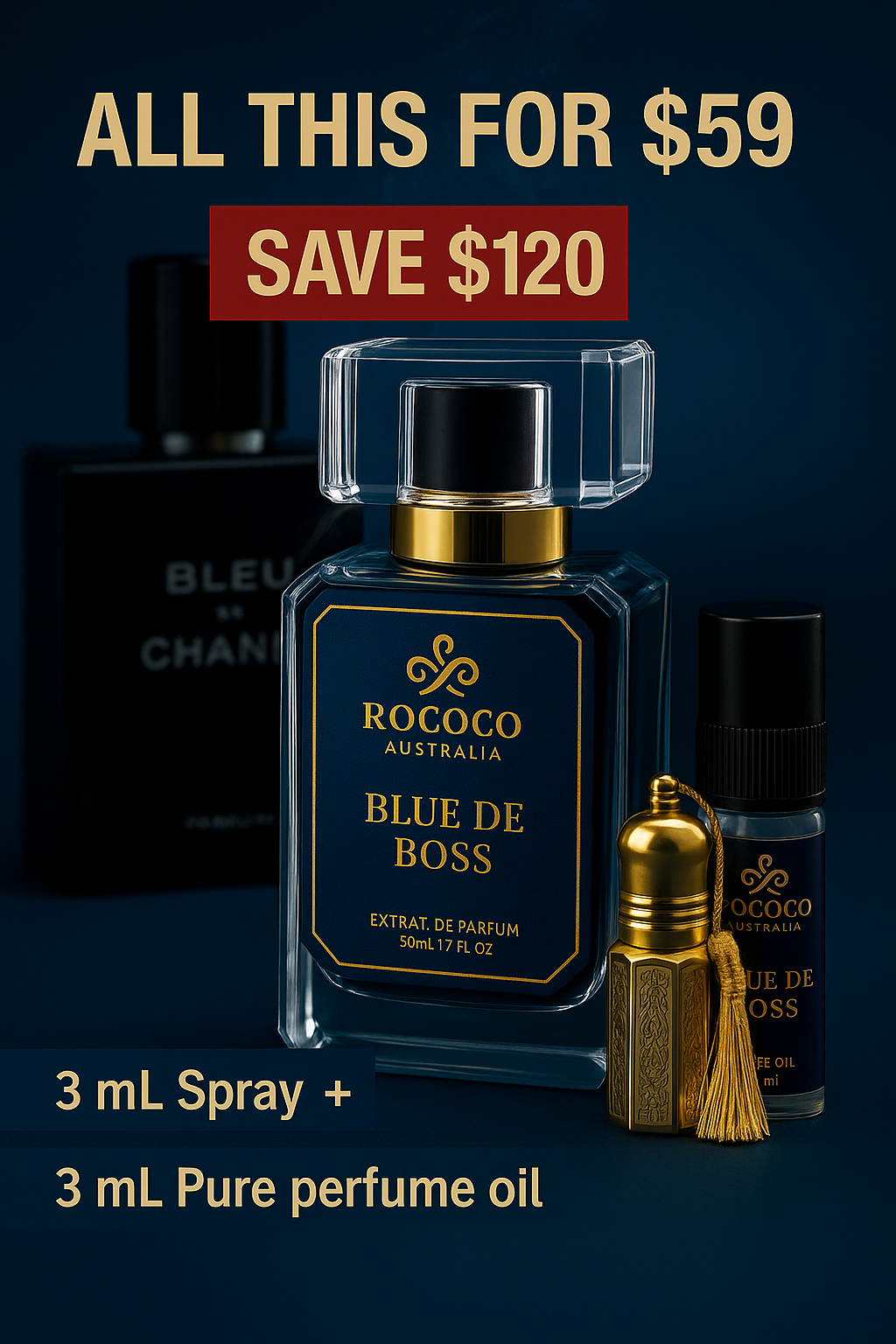 ๐๐ฅ๐ฎ๐ ๐๐ ๐๐จ๐ฌ๐ฌ | Inspired by Bleu de Chanel