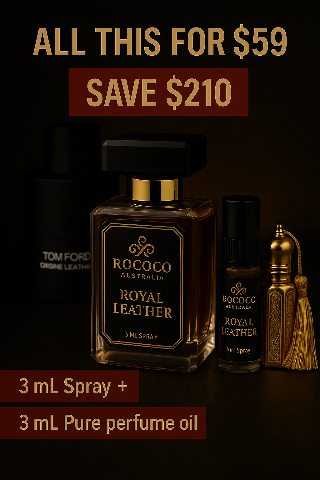𝐑𝐨𝐲𝐚𝐥 𝐋𝐞𝐚𝐭𝐡𝐞𝐫 | Inspired by Tom Ford Ombre Leather