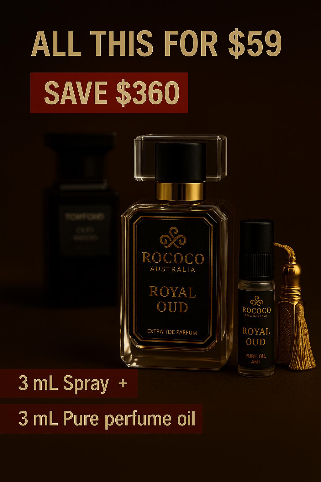 𝐑𝐨𝐲𝐚𝐥 𝐎𝐮𝐝 | Inspired by Tom Ford Oud Wood