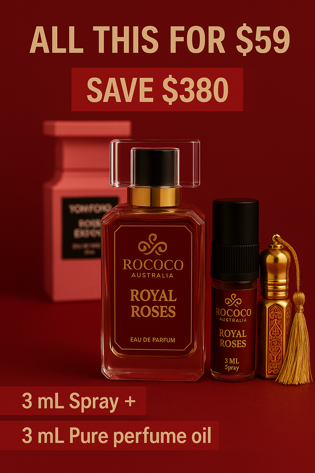 𝐑𝐨𝐲𝐚𝐥 𝐑𝐨𝐬𝐞𝐬 | Inspired by Tom Ford Rose Exposed