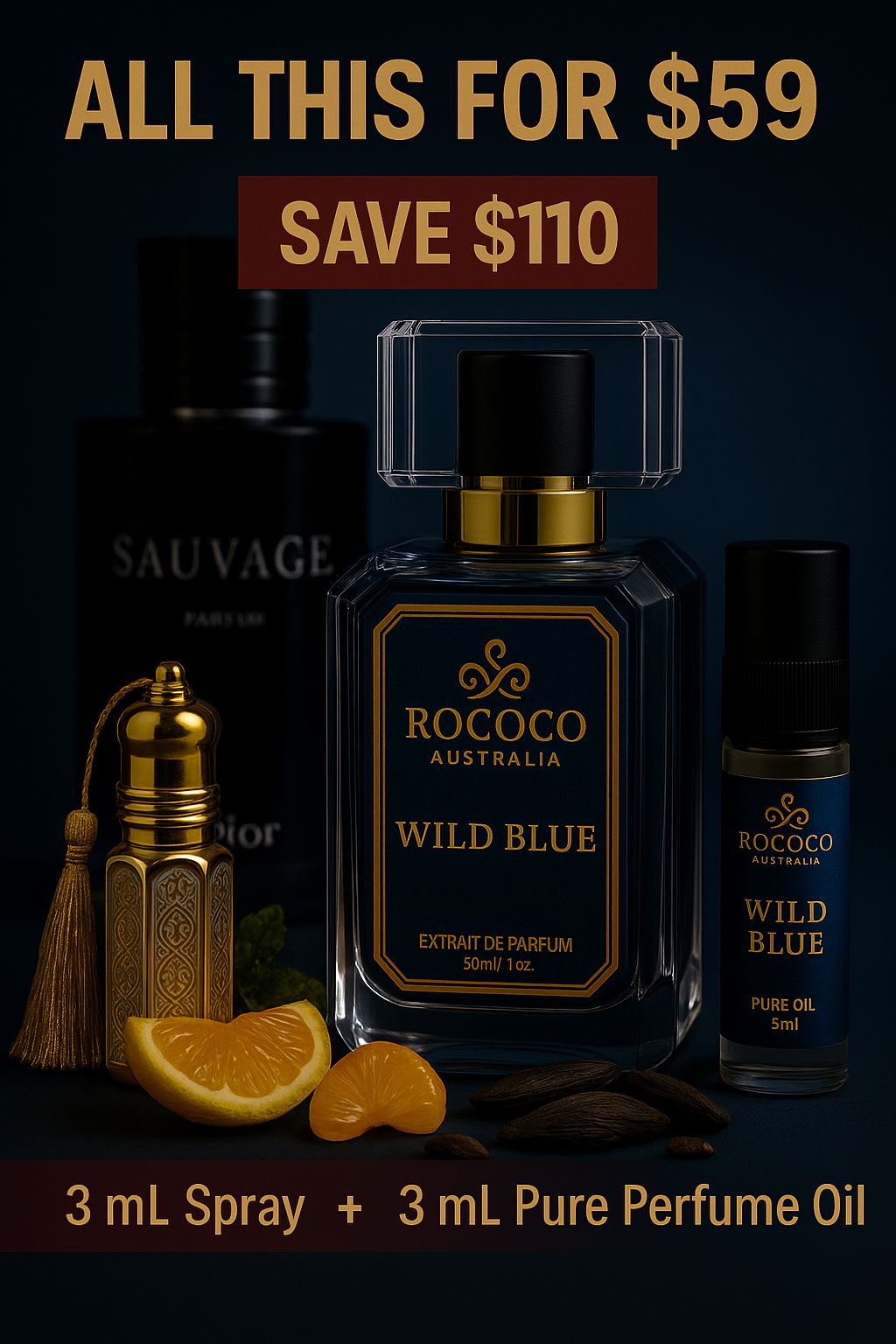 𝐖𝐢𝐥𝐝 𝐁𝐥𝐮𝐞 | Inspired by Dior Sauvage